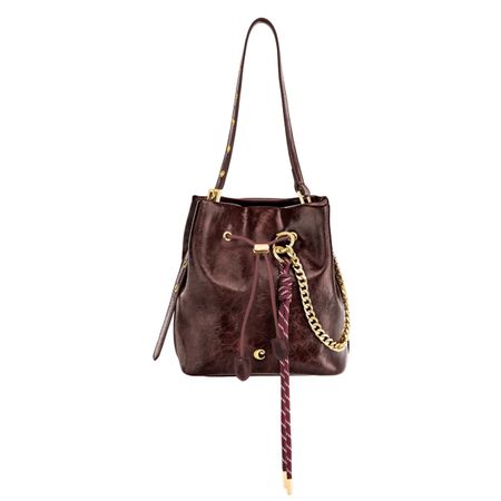 Bolsa de senhora Philomène Burgundy